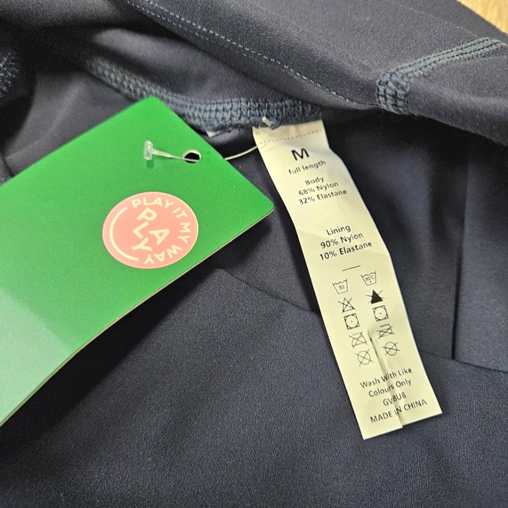 Halara SoCinched High Waisted Tummy Control Full Leggings Black Women's Medium - Picture 7 of 8